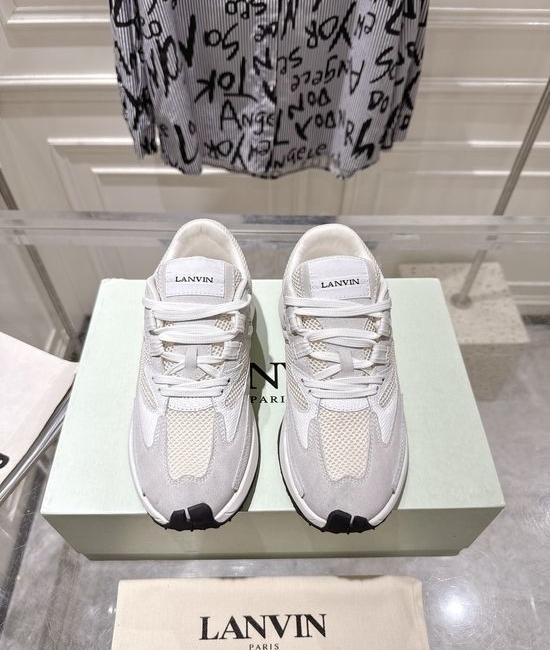 Lanvin Vintage Chunky Casual Sneakers Soft Heel Non-slip Comfortable Shoes