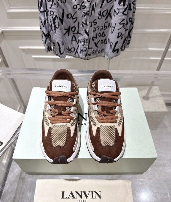 Lanvin Vintage Chunky Casual Sneakers Soft Heel Non-slip Comfortable Shoes