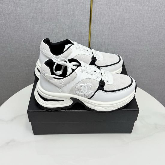 Chanel Embroidered Casual Fashion Sneakers Comfortable