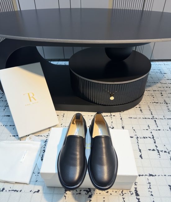The Row Genuine Leather Slip On Loafers Soft Sole Comfortable Casual Shoes
