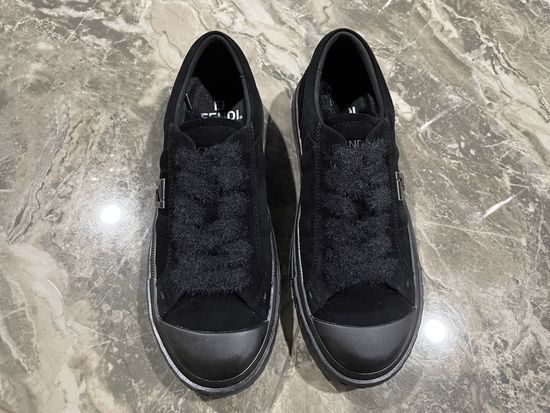 Fendi Color Block Leather Platform Casual Fashion Sneakers