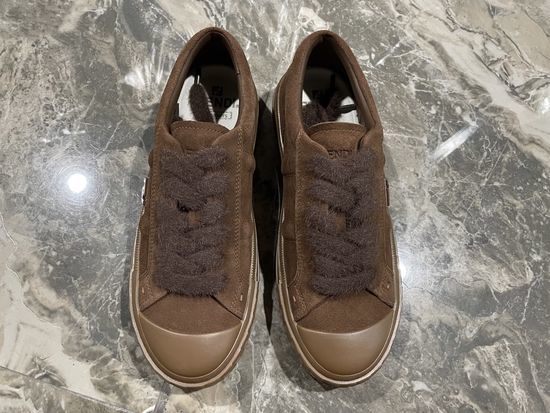 Fendi Color Block Leather Platform Casual Fashion Sneakers