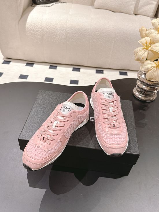 Chanel Classic Black White Comfortable Casual Walking Sneakers