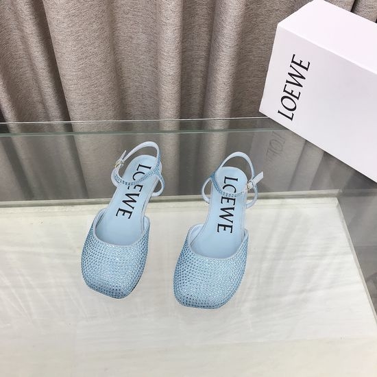 Loewe Premium Soft Leather Comfortable Flat Slippers