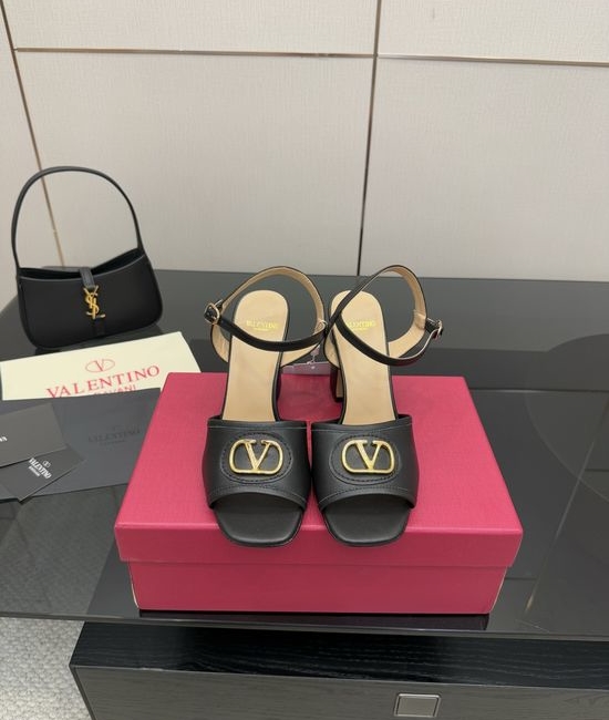 Valentino Elegant High Heel Sandals with Premium Leather Upper