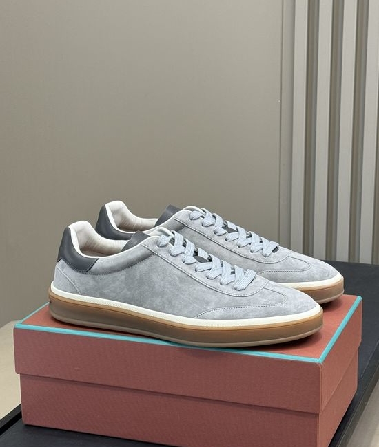 Loro Piana Premium Lambskin Casual Sneakers With Soft Oxford Sole
