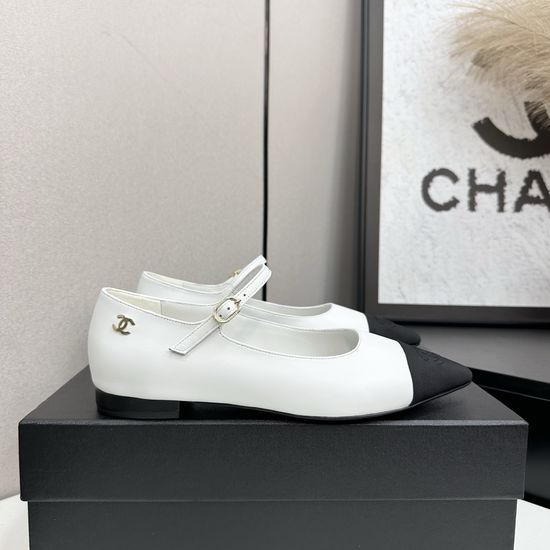 Chanel Premium Leather Fashion Shoes With Metal Buckle