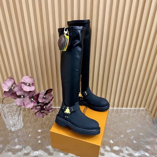 Louis Vuitton LV Couple s Motorcycle Ankle/Knee-High Boots