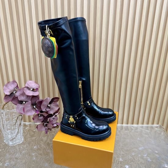 Louis Vuitton LV Couple s Motorcycle Ankle/Knee-High Boots