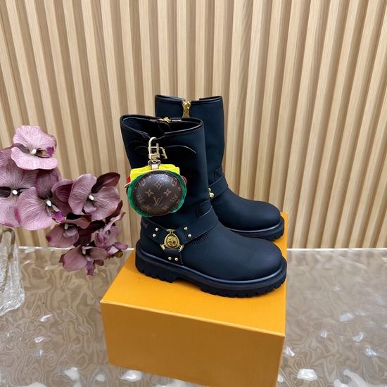 Louis Vuitton LV Couple s Motorcycle Ankle/Knee-High Boots
