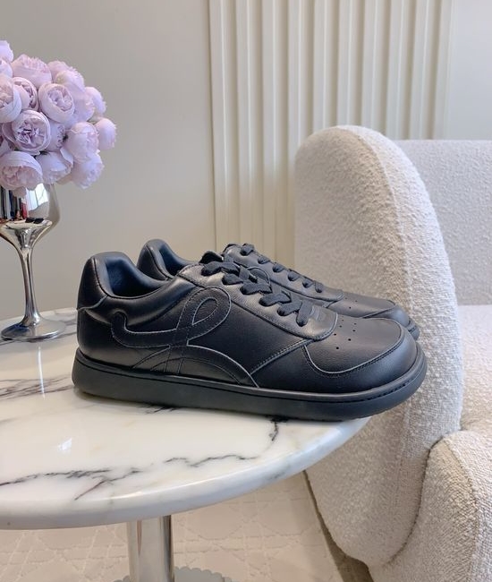 Loewe Minimalist Leather Casual Sneakers Comfortable Lightweight