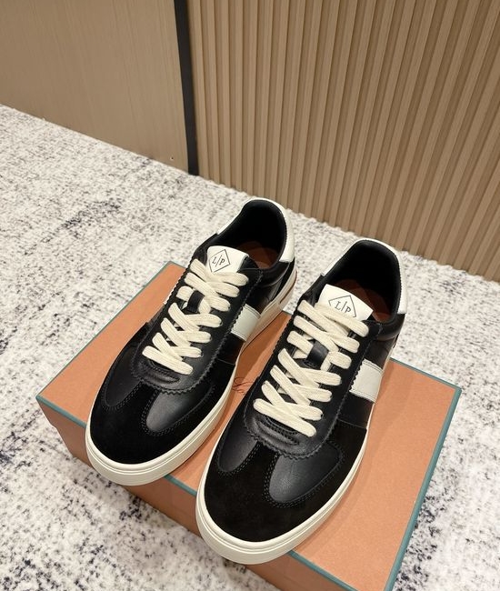 Loro Piana Premium Suede Low-top Casual Sneakers Non-slip Soft Sole
