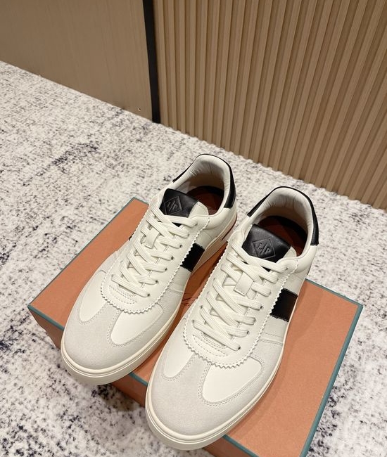 Loro Piana Premium Suede Low-top Casual Sneakers Non-slip Soft Sole