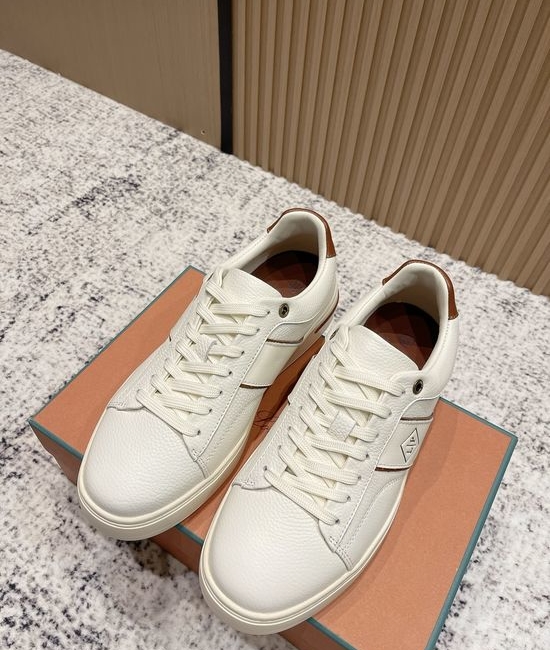 Loro Piana Premium Suede Low-top Casual Sneakers Non-slip Soft Sole