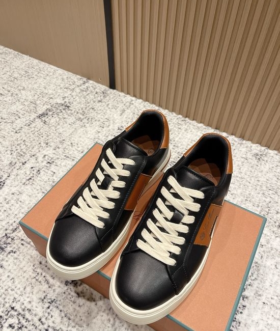 Loro Piana Premium Suede Low-top Casual Sneakers Non-slip Soft Sole