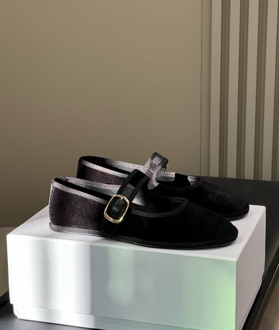 Celine Velvet Mary Jane Shoes Soft Elegant Daily Wear