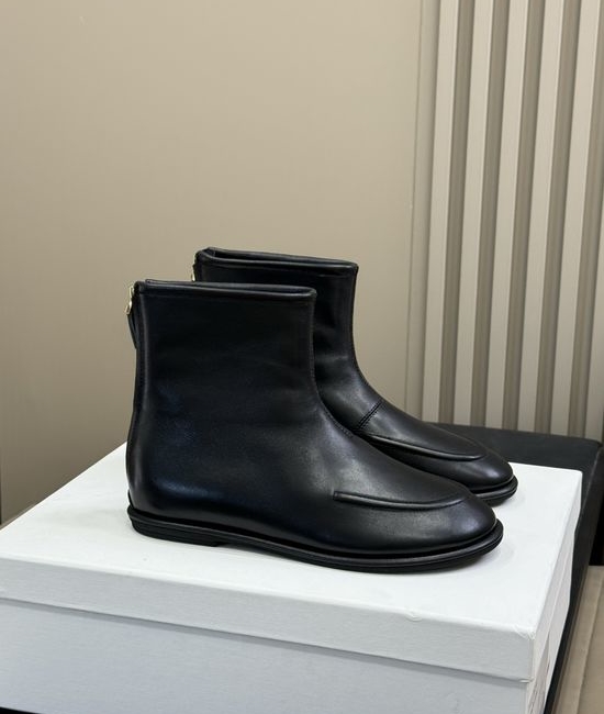The Row Suede Short Boots for Daily Wear