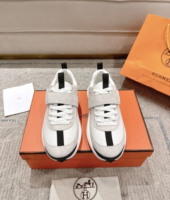 Hermes Comfortable Velcro Cushioned Casual Sports Sneakers