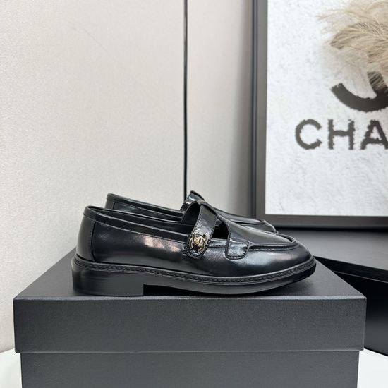 Chanel Premium Leather Buckle Fashion Shoes Soft Lining Durable Sole