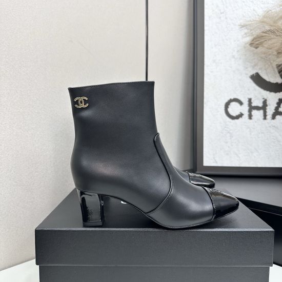 Chanel Genuine Leather Knee High Boots Premium Quality