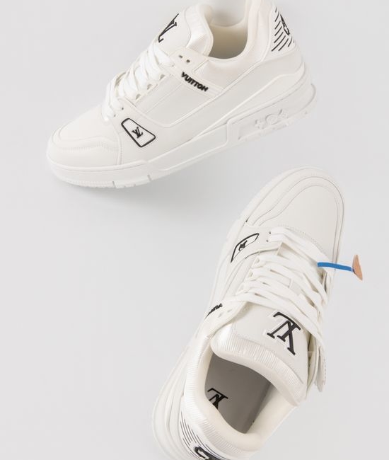 Louis Vuitton LV Genuine Leather Velcro Low-top Durable Casual Daily Sneakers