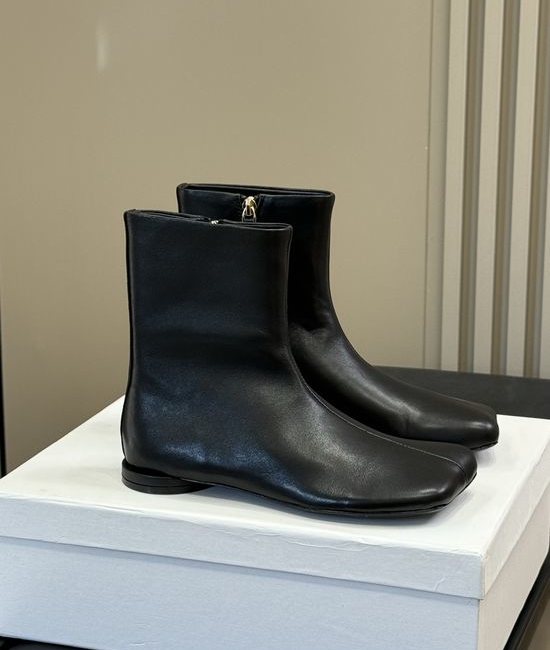 The Row Classic Short Ankle Boots For Daily Outfits
