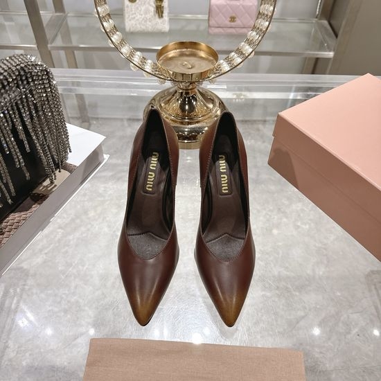 Miu Miu Pointed Toe High Heel Pumps Elegant Comfortable For Dresses