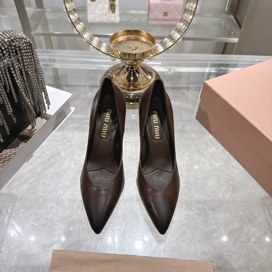 Miu Miu Pointed Toe High Heel Pumps Elegant Comfortable For Dresses