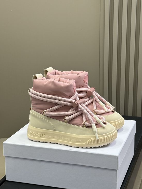 Moncler Waterproof Warm Snow Boots With Non-slip Outsole
