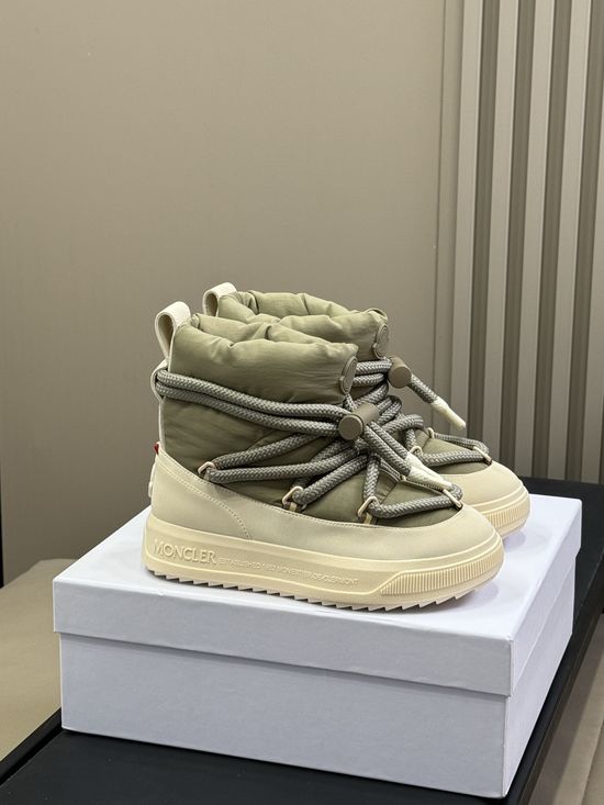 Moncler Waterproof Warm Snow Boots With Non-slip Outsole