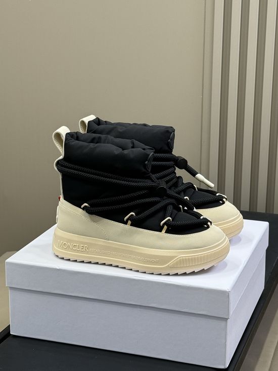 Moncler Waterproof Warm Snow Boots With Non-slip Outsole