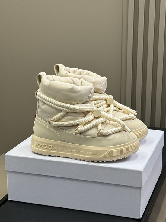 Moncler Waterproof Warm Snow Boots With Non-slip Outsole