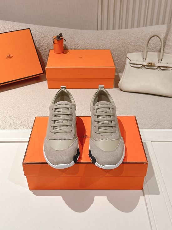 Hermes Chunky Casual Sneakers Soft Sole Breathable Lightweight Daily Footwear
