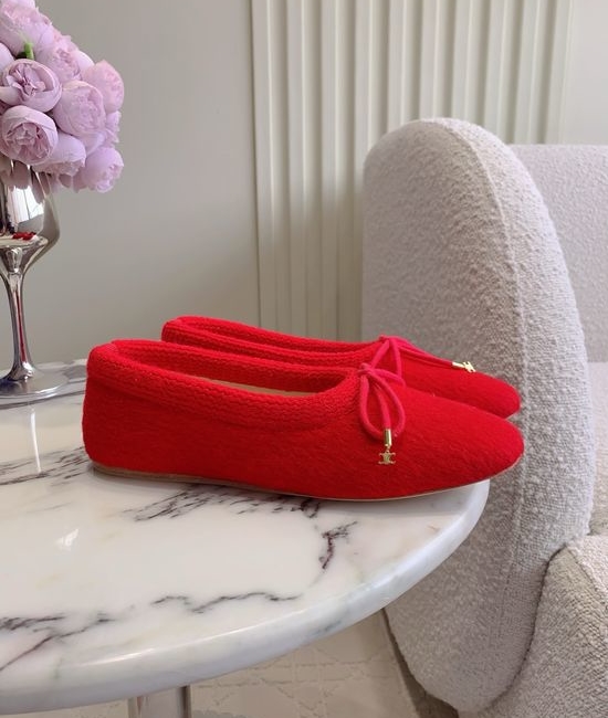 Celine Classic Cashmere Flat Shoes Comfortable Elegant Daily Footwear