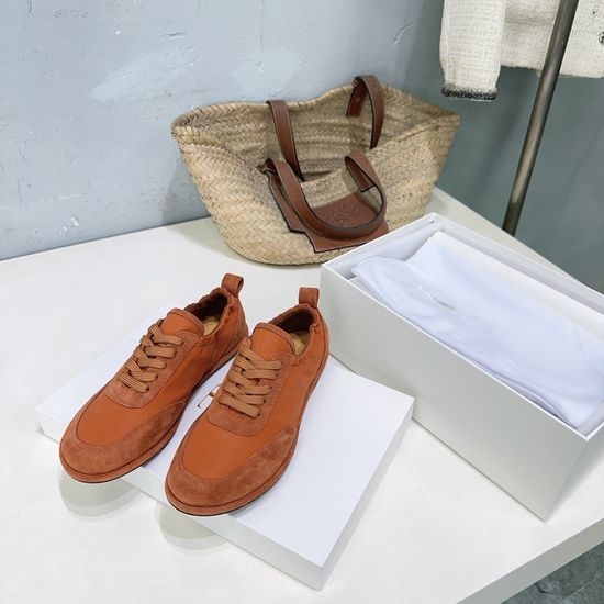 The Row Breathable Fabric Splicing Retro Casual Fashion Sneakers