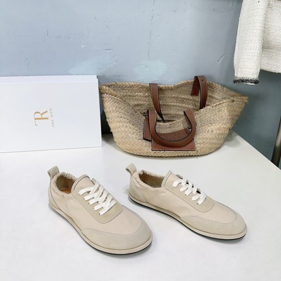 The Row Breathable Fabric Splicing Retro Casual Fashion Sneakers