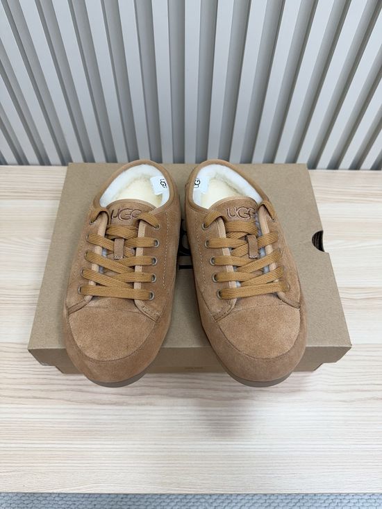 UGG Warm Soft Wool Lined Slip-on Shoes with Retro Design