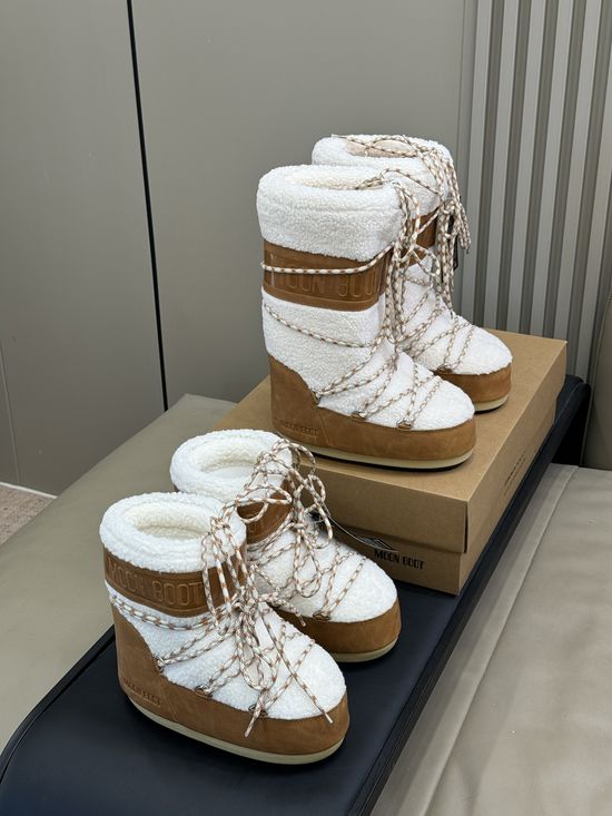 Moon Boot Warm Non-slip Snow Boots Comfortable for Outdoor Activities
