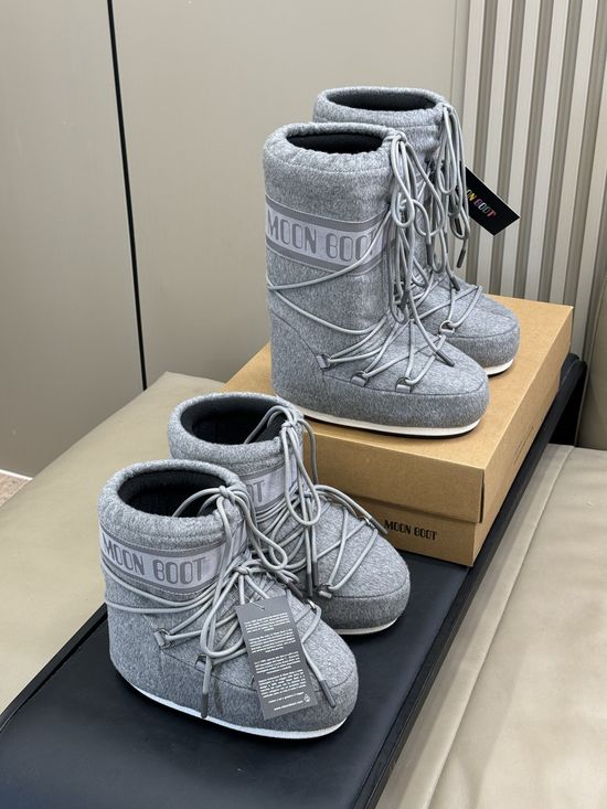 Moon Boot Warm Non-slip Snow Boots Comfortable for Outdoor Activities