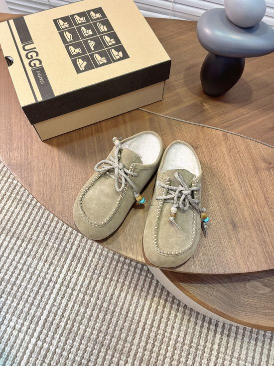 Gucci Soft Wool Lined Casual Slippers for Home and Outdoor