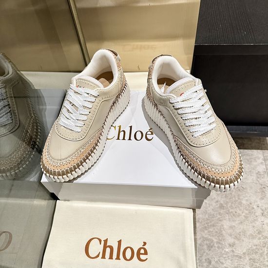 Chloe Hand Stitched Casual Shoes Durable Leather Upper Design