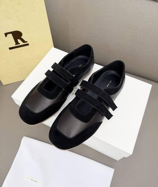 The Row Color Block Hook Loop Low Top Casual Sneakers