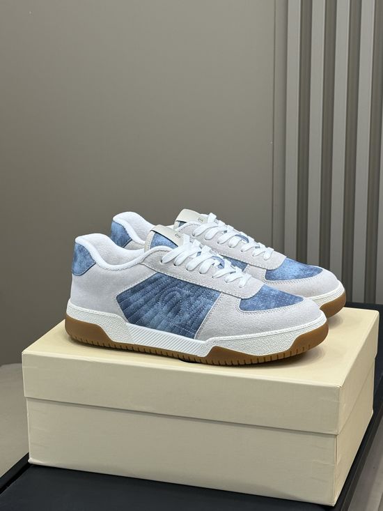 Valentino Stitched Leather Suede Casual Lightweight Sneakers