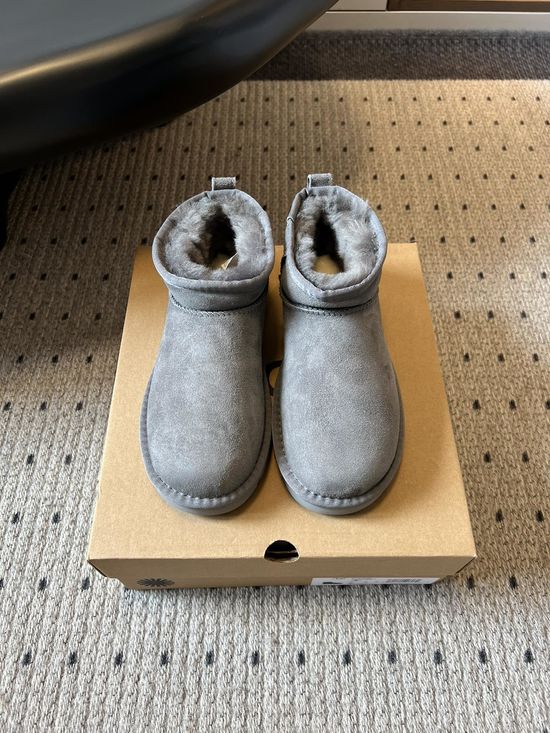 UGG Mini Sheepskin Lined Warm Non-slip Suede Snow Boots