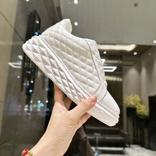 Jimmy Choo Minimalist Embossed Upper Lightweight Casual Daily Sneakers