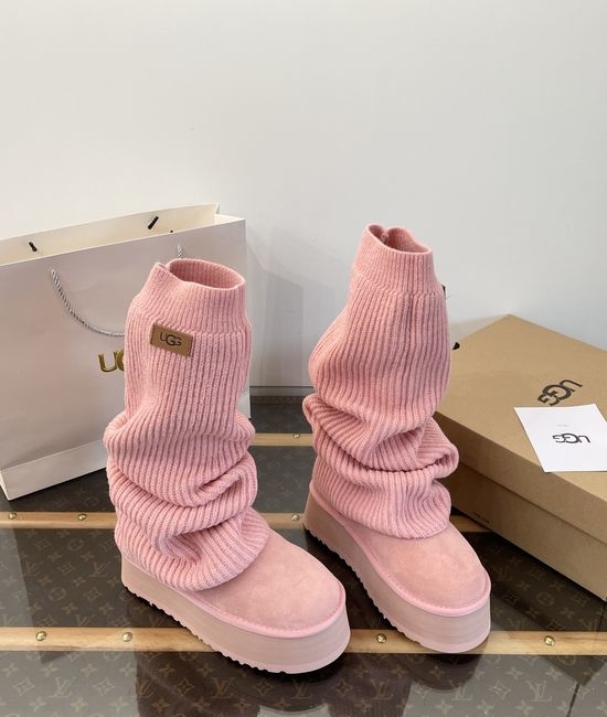 Gucci Two-way Wear Furry Boots Thick Sole Warm Comfortable