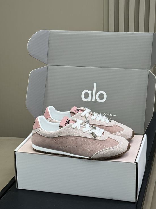 Alo Vintage Retro Casual Sneakers Comfortable Versatile Daily Wear