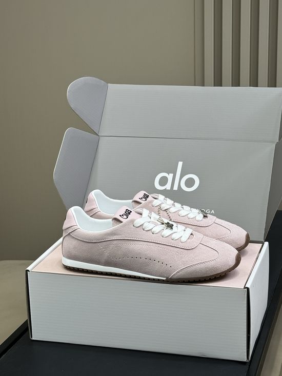 Alo Vintage Retro Casual Sneakers Comfortable Versatile Daily Wear