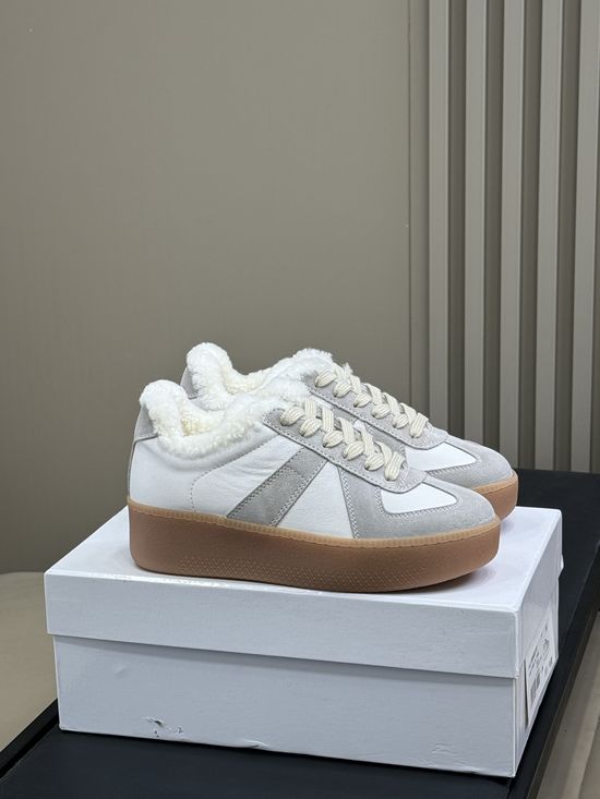 Maison Margiela Fleece Lined Casual Sneakers Thick Sole Comfortable Supportive
