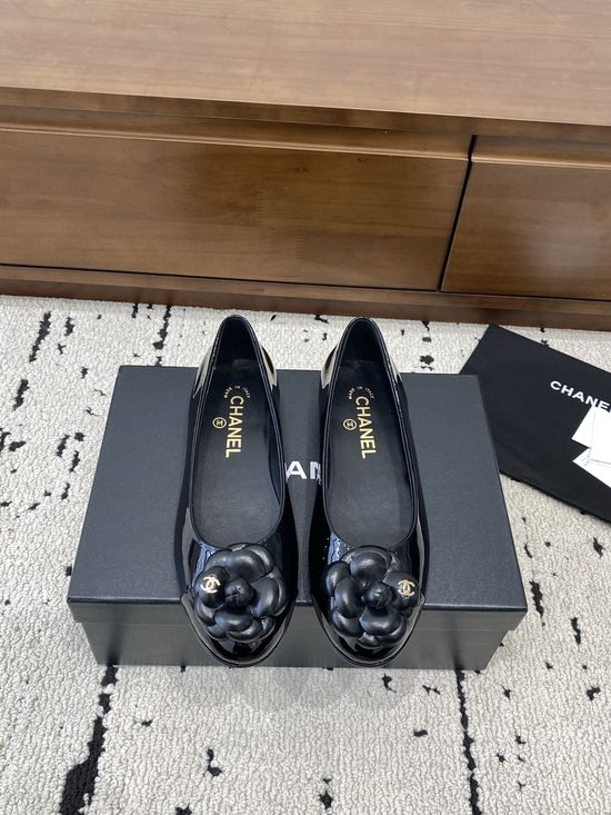 Chanel Camellia Mary Jane Shoes Soft Comfortable Genuine Leather